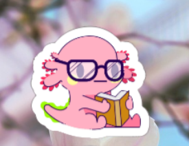 "Reading Is My Natural Habitat" Sticker